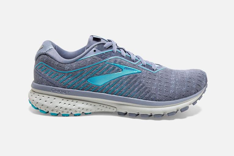 Brooks Ghost 12 Road Running Shoes - Women's - Blue (72690-LAGC)